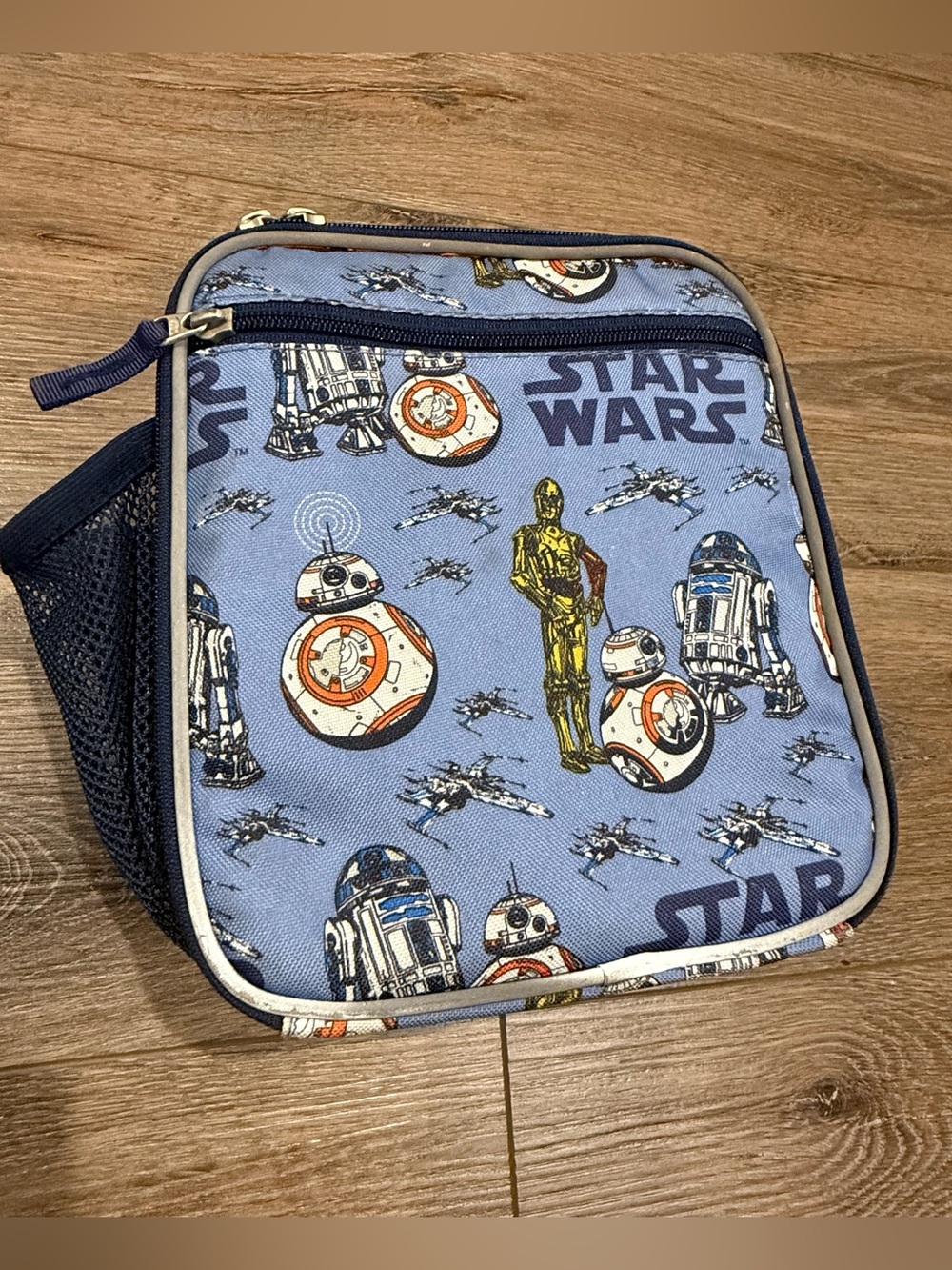 Pottery Barn Star Wars Light Blue Kids Lunch Box